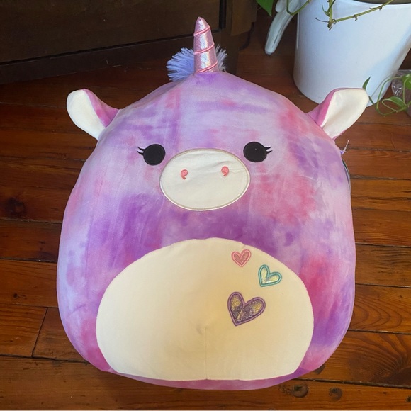Squishmallow Edden Tie Dye Unicorn 18โ NWT - Picture 6 of 6